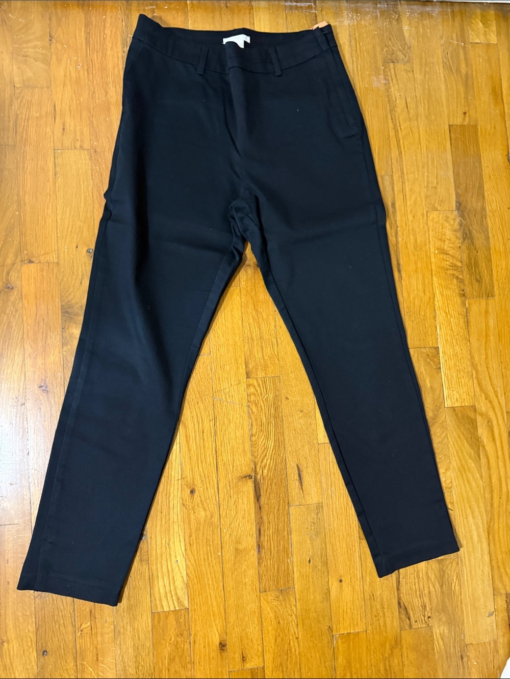 Black Tapered Ankle Pants